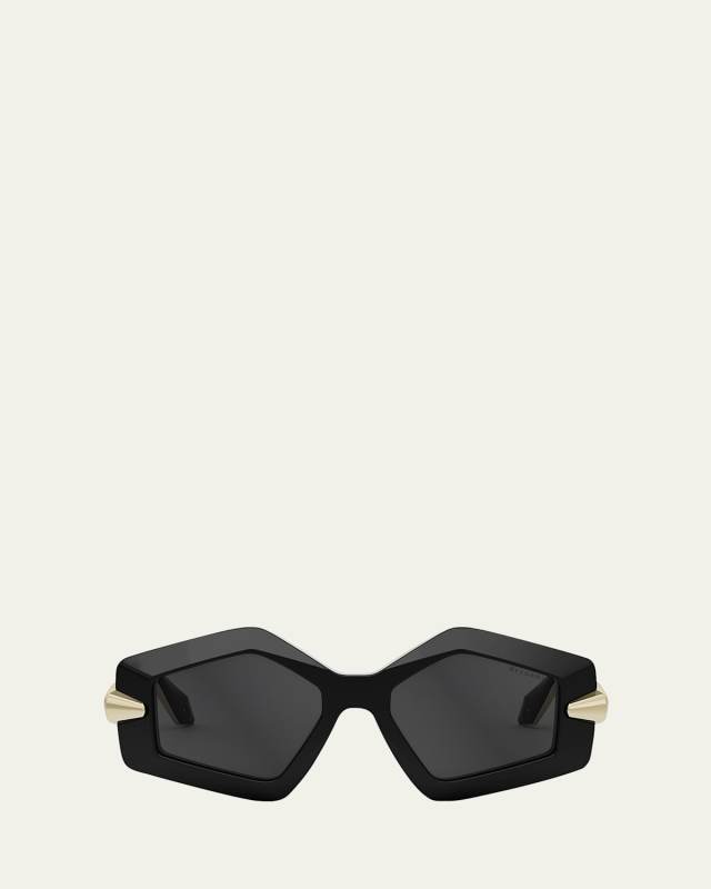 Serpenti Geometric Sunglasses